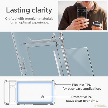 SPIGEN ULTRA HYBRID GOOGLE PIXEL 8 PRO CRYSTAL CLEAR