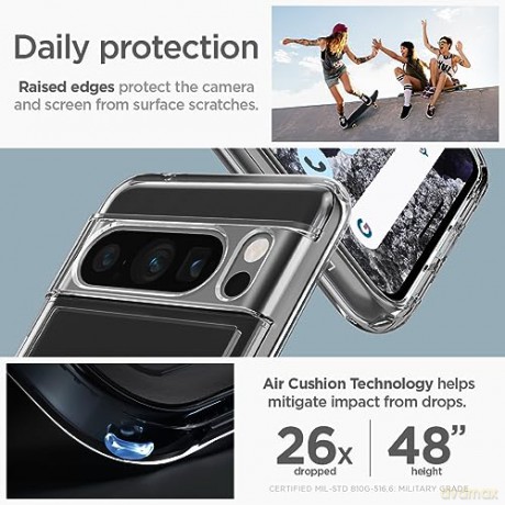 SPIGEN ULTRA HYBRID GOOGLE PIXEL 8 PRO CRYSTAL CLEAR