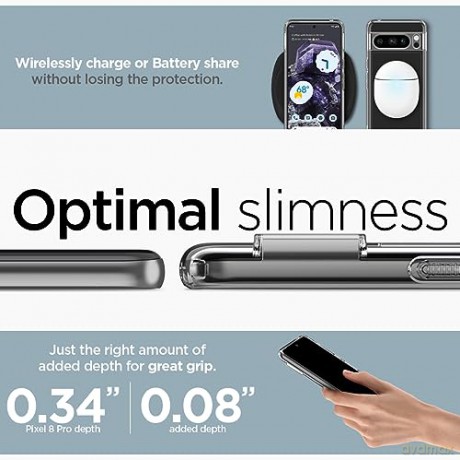 SPIGEN ULTRA HYBRID GOOGLE PIXEL 8 PRO CRYSTAL CLEAR
