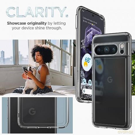 SPIGEN ULTRA HYBRID GOOGLE PIXEL 8 PRO CRYSTAL CLEAR