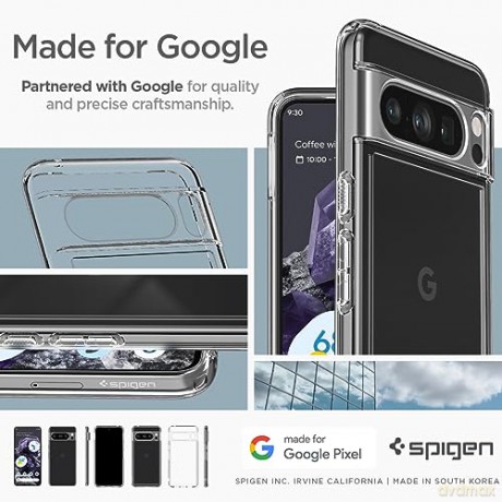 SPIGEN ULTRA HYBRID GOOGLE PIXEL 8 PRO CRYSTAL CLEAR