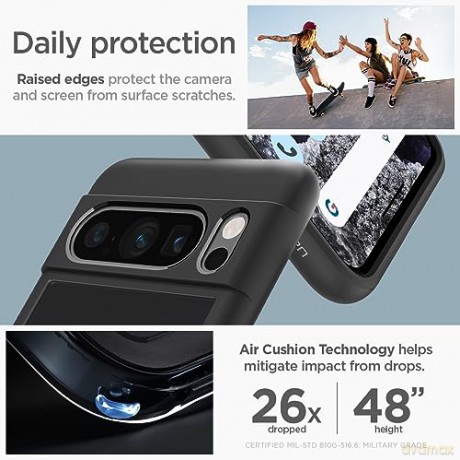 SPIGEN ULTRA HYBRID GOOGLE PIXEL 8 PRO MATTE BLACK