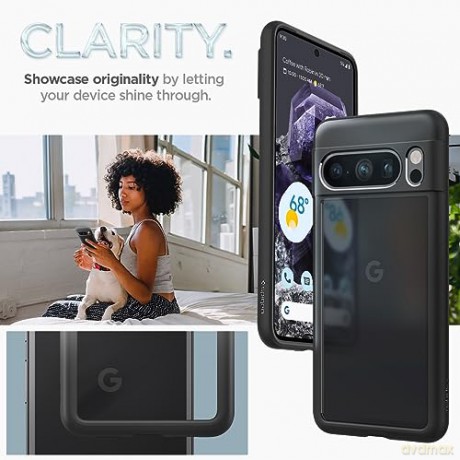 SPIGEN ULTRA HYBRID GOOGLE PIXEL 8 PRO MATTE BLACK