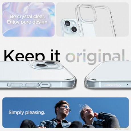 SPIGEN ULTRA HYBRID IPHONE 15 CRYSTAL CLEAR