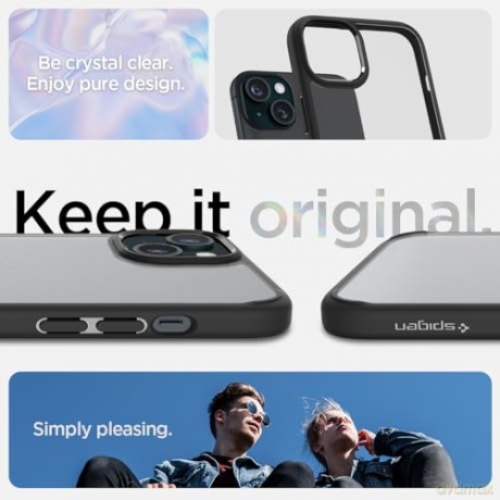 SPIGEN ULTRA HYBRID IPHONE 15 MATTE BLACK