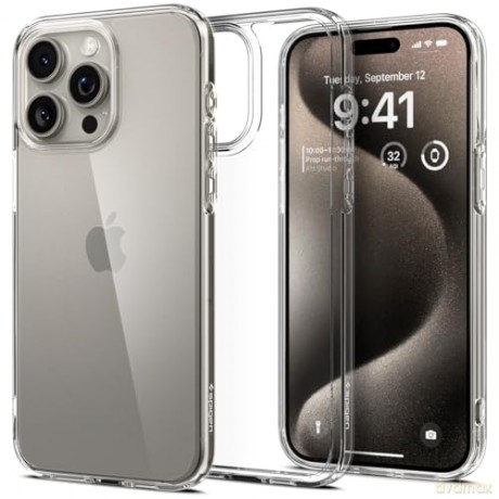 SPIGEN ULTRA HYBRID IPHONE 15 PRO CRYSTAL CLEAR