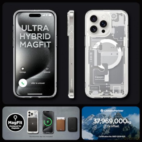 SPIGEN ULTRA HYBRID MAG MAGSAFE IPHONE 15 PRO MAX ZERO ONE WHITE