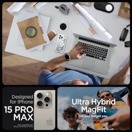 SPIGEN ULTRA HYBRID MAG MAGSAFE IPHONE 15 PRO MAX ZERO ONE WHITE