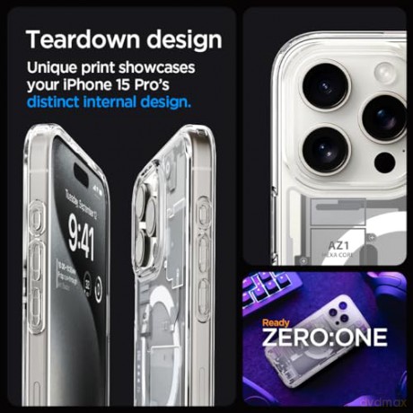 SPIGEN ULTRA HYBRID MAG MAGSAFE IPHONE 15 PRO ZERO ONE WHITE