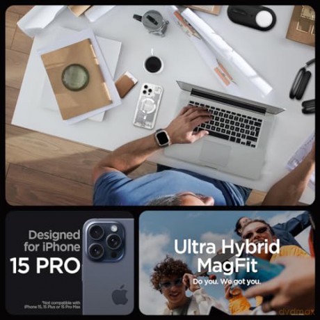 SPIGEN ULTRA HYBRID MAG MAGSAFE IPHONE 15 PRO ZERO ONE WHITE