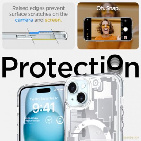 SPIGEN ULTRA HYBRID MAG MAGSAFE IPHONE 15 ZERO ONE WHITE