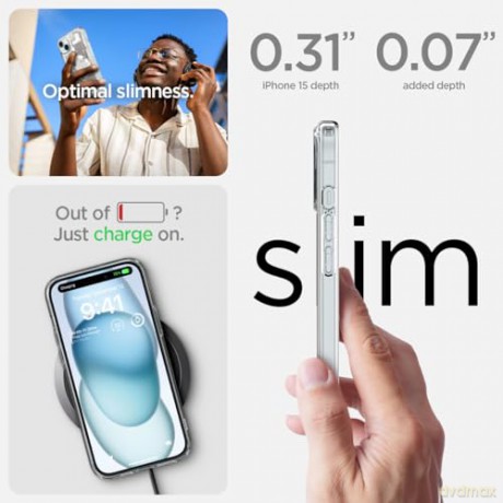 SPIGEN ULTRA HYBRID MAG MAGSAFE IPHONE 15 ZERO ONE WHITE