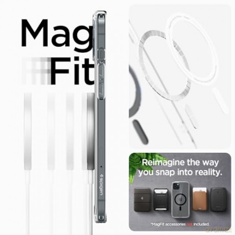 Spigen Ultra Hybrid MagSafe, carbon fiber - iPhone 15 Plus
