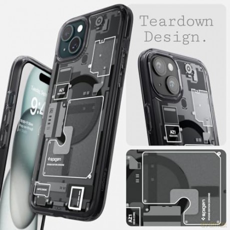 Spigen Ultra Hybrid MagSafe, zero one - iPhone 15 Plus