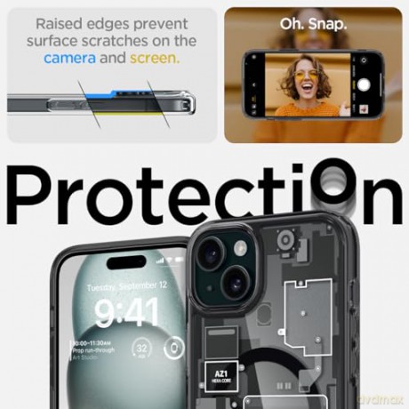 Spigen Ultra Hybrid MagSafe, zero one - iPhone 15 Plus