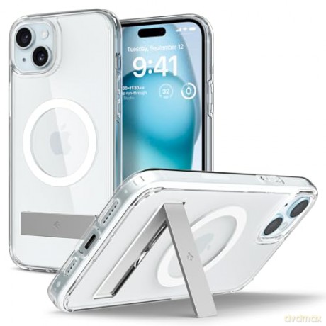 Spigen Ultra Hybrid S MagSafe, crystal clear - iPhone 15 Plus