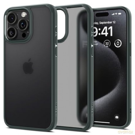 Spigen Ultra Hybrid, frost green - iPhone 15 Pro Max