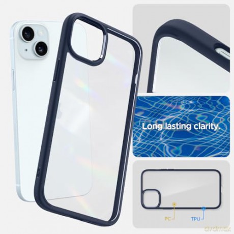 Spigen Ultra Hybrid, navy blue - iPhone 15 Plus