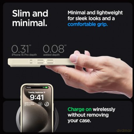 Spigen Ultra Hybrid, sand beige - iPhone 15 Pro