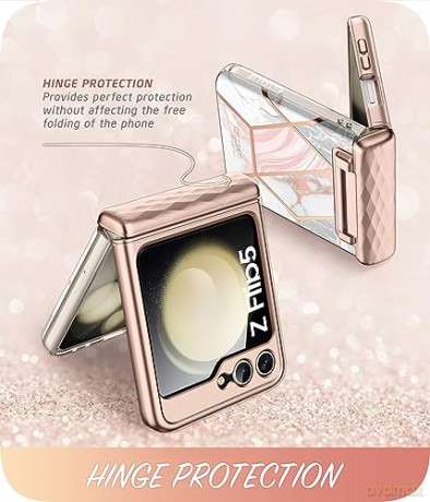 SUPCASE COSMO GALAXY Z FLIP 5 MARBLE PINK