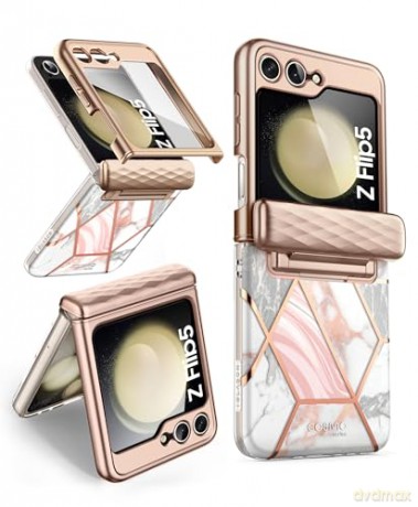 SUPCASE COSMO GALAXY Z FLIP 5 MARBLE PINK