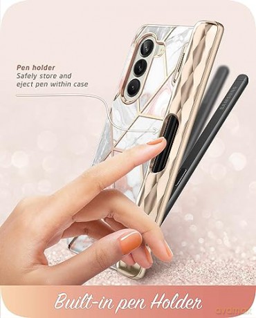 SUPCASE COSMO PEN GALAXY Z FOLD 5 MARBLE PINK