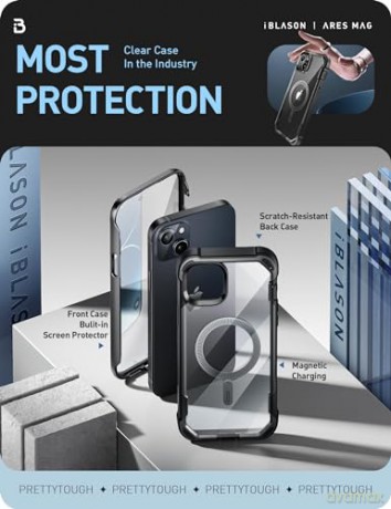 SUPCASE IBLSN ARES MAG MAGSAFE IPHONE 15 BLACK