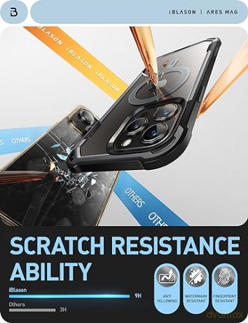 SUPCASE IBLSN ARES MAG MAGSAFE IPHONE 15 PRO BLACK
