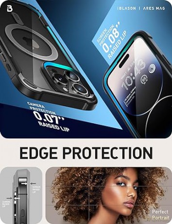SUPCASE IBLSN ARES MAG MAGSAFE IPHONE 15 PRO BLACK