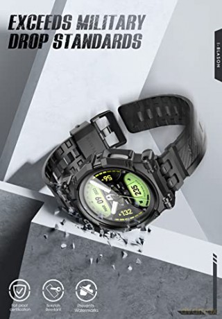 SUPCASE IBLSN ARMORBOX 2-SET GALAXY WATCH 5 PRO (45 MM) BLACK