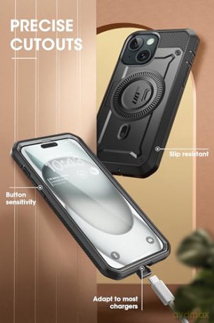 SUPCASE UB PRO MAG MAGSAFE IPHONE 15 BLACK