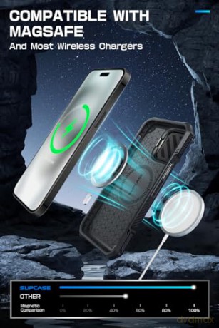 SUPCASE UB XT MAG MAGSAFE IPHONE 15 BLACK