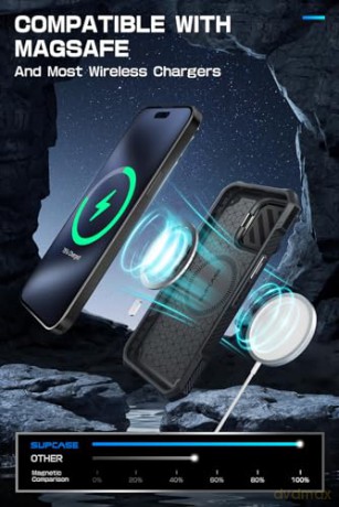 SUPCASE UB XT MAG MAGSAFE IPHONE 15 PRO BLACK