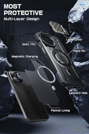 SUPCASE UB XT MAG MAGSAFE IPHONE 15 PRO MAX BLACK