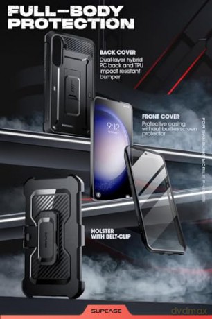 SUPCASE UNICORN BEETLE PRO GALAXY S23 FE BLACK
