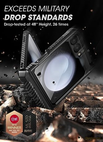 SUPCASE UNICORN BEETLE PRO GALAXY Z FLIP 5 BLACK