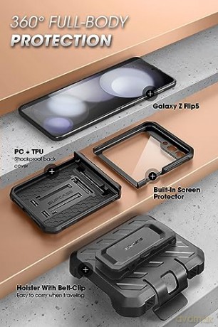 SUPCASE UNICORN BEETLE PRO GALAXY Z FLIP 5 BLACK