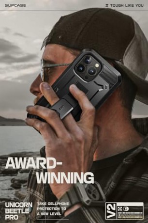 SUPCASE UNICORN BEETLE PRO IPHONE 15 PRO BLACK