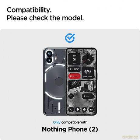 SZKŁO HARTOWANE SPIGEN ALM GLAS.TR 2-PACK NOTHING PHONE 2 CLEAR