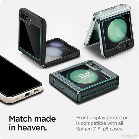 SZKŁO HARTOWANE SPIGEN GLAS.TR "EZ FIT" 2-PACK GALAXY Z FLIP 5 CLEAR