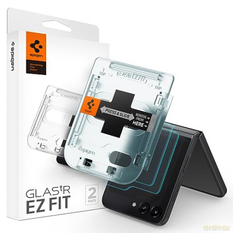 SZKŁO HARTOWANE SPIGEN GLAS.TR "EZ FIT" 2-PACK GALAXY Z FLIP 5 CLEAR