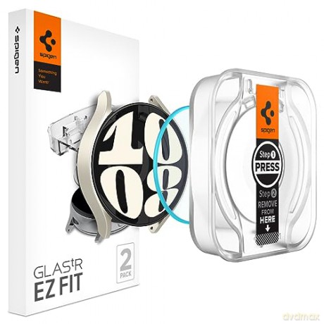 SZKŁO HARTOWANE SPIGEN GLAS.TR "EZ-FIT" 2-PACK GALAXY WATCH 6 (40 MM) CLEAR