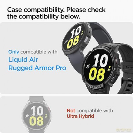 SZKŁO HARTOWANE SPIGEN GLAS.TR "EZ-FIT" 2-PACK GALAXY WATCH 6 (44 MM) CLEAR