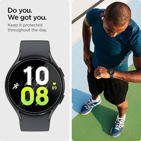 SZKŁO HARTOWANE SPIGEN GLAS.TR "EZ-FIT" 2-PACK GALAXY WATCH 6 (44 MM) CLEAR