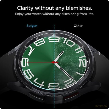 SZKŁO HARTOWANE SPIGEN GLAS.TR "EZ-FIT" 2-PACK GALAXY WATCH 6 CLASSIC (47 MM) CLEAR