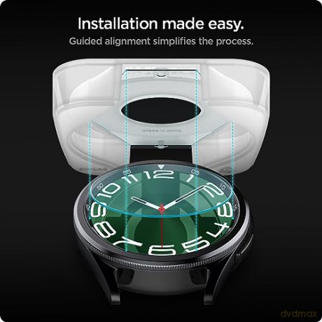 SZKŁO HARTOWANE SPIGEN GLAS.TR "EZ-FIT" 2-PACK GALAXY WATCH 6 CLASSIC (47 MM) CLEAR