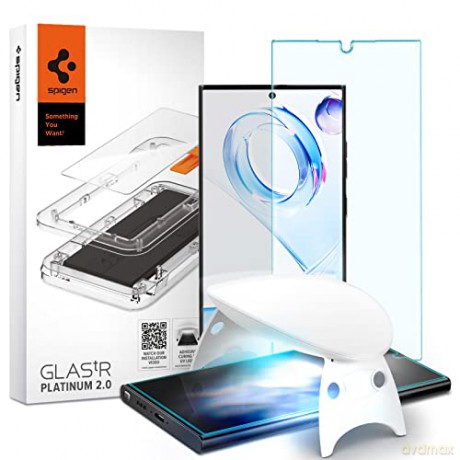 SZKŁO HARTOWANE SPIGEN GLAS.TR PLATINUM GALAXY S23 ULTRA CLEAR
