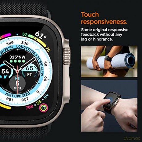 SZKŁO HARTOWANE SPIGEN GLAS.TR SLIM PRO APPLE WATCH ULTRA (49 MM) BLACK