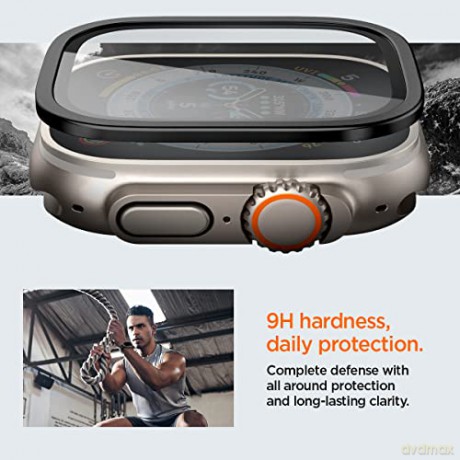 SZKŁO HARTOWANE SPIGEN GLAS.TR SLIM PRO APPLE WATCH ULTRA (49 MM) BLACK