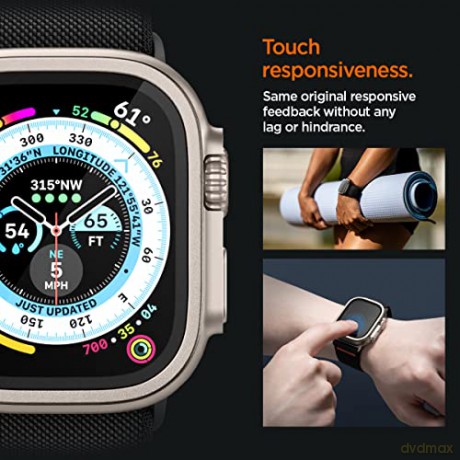 SZKŁO HARTOWANE SPIGEN GLAS.TR SLIM PRO APPLE WATCH ULTRA (49 MM) TITANIUM